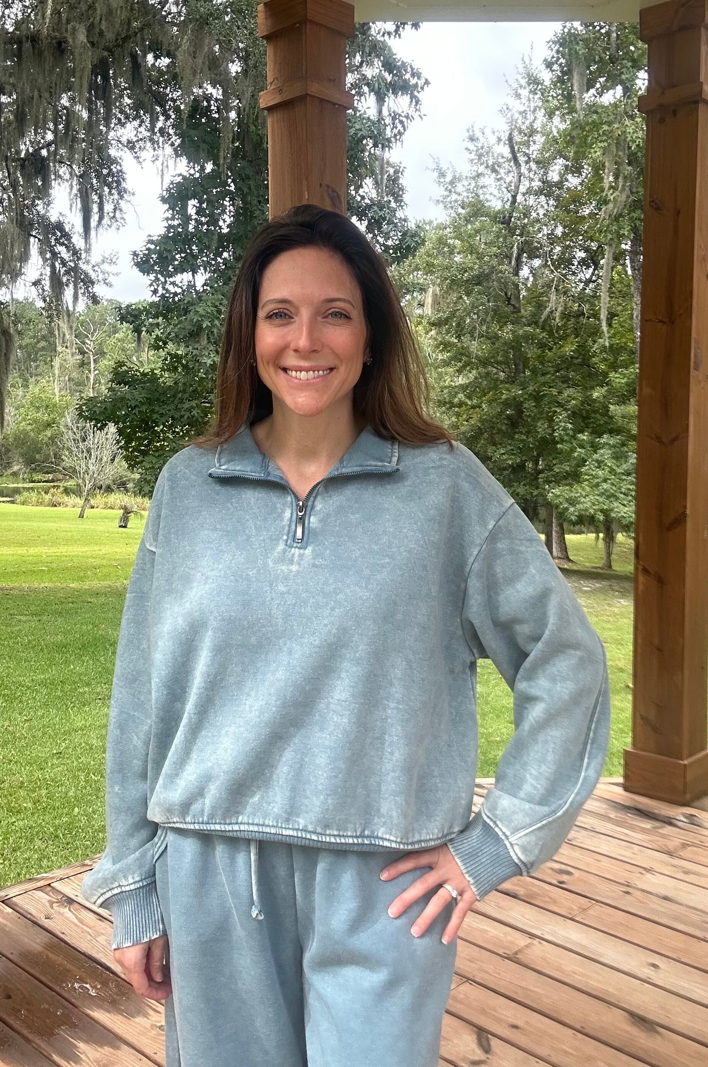 Abby Acid wash Pullover- PP