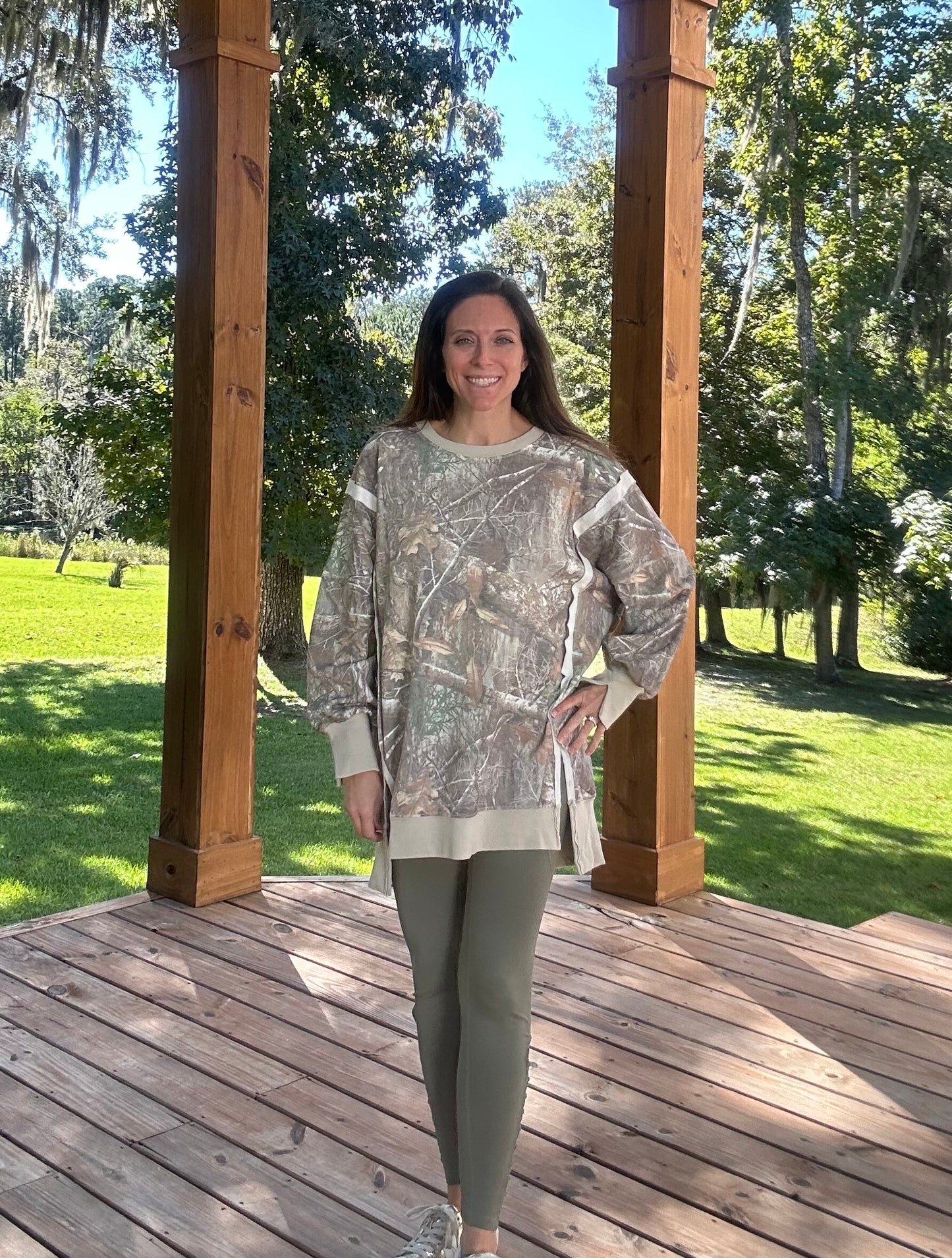 Callie Camo sweatshirt- PP