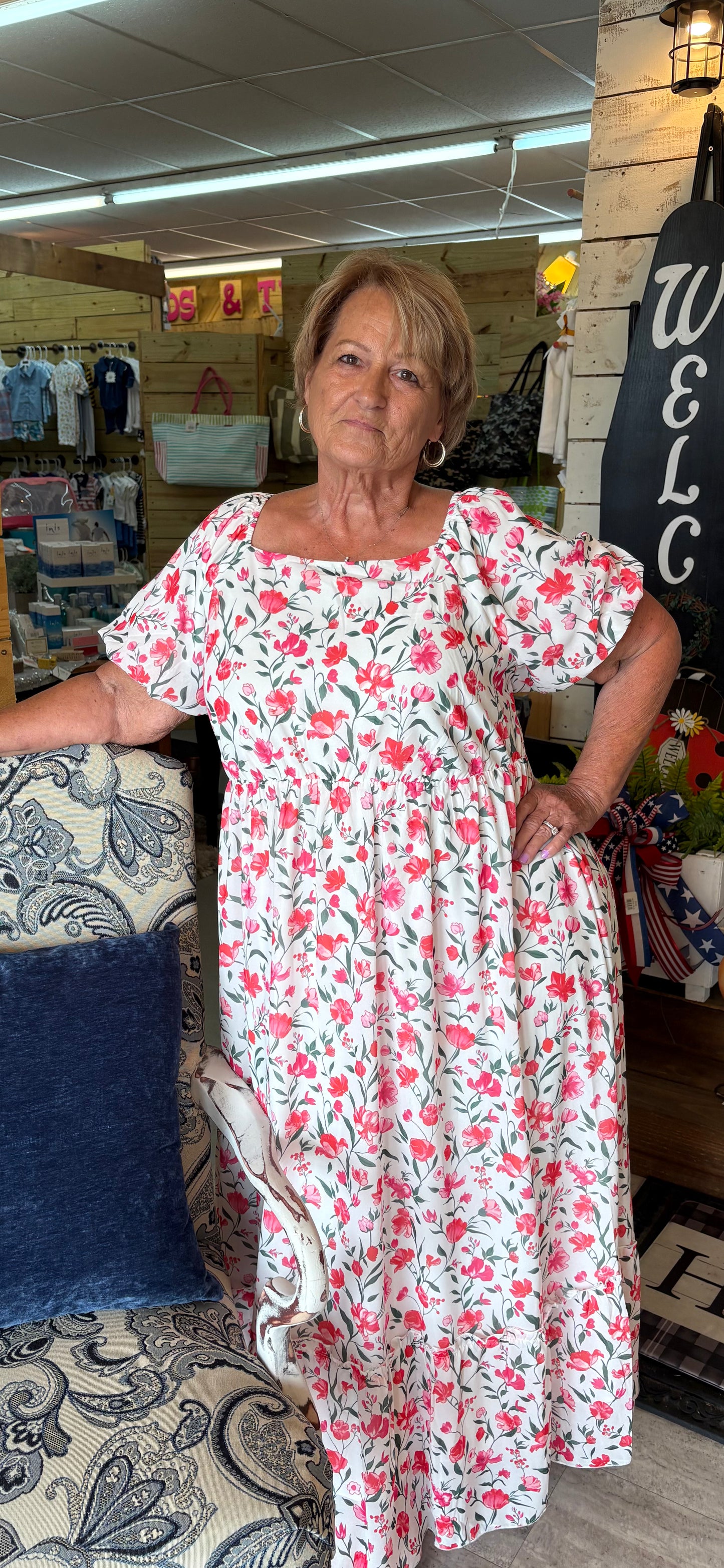 113/orage floral dress