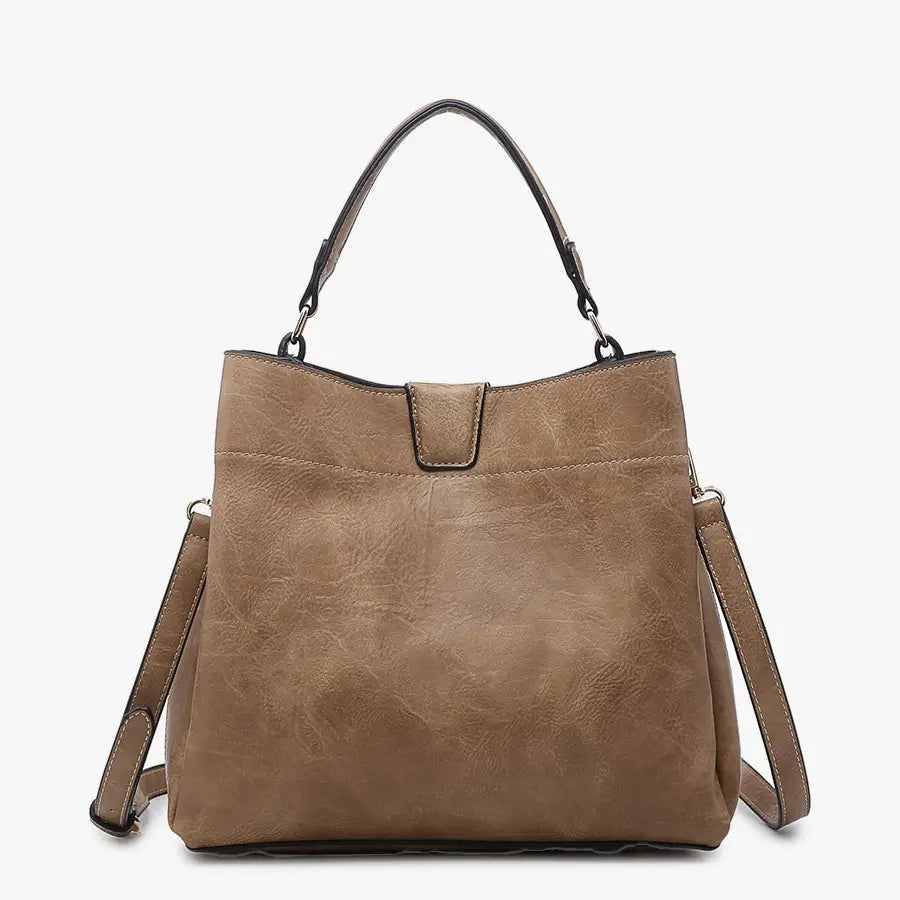 001/TATI SATCHEL TAUPE