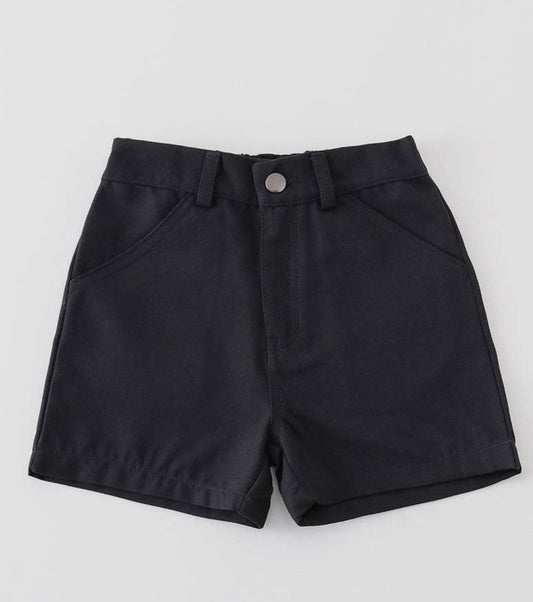 Black Pocket Shorts MM