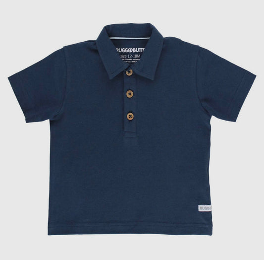 Rugged Butts Navy Polo MM