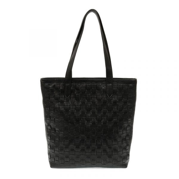 Willa Woven North/South Tote/Black/001