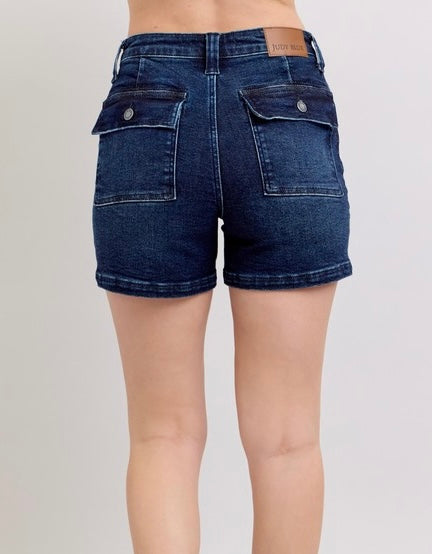 Judy Blue Flap pocket shorts- PP