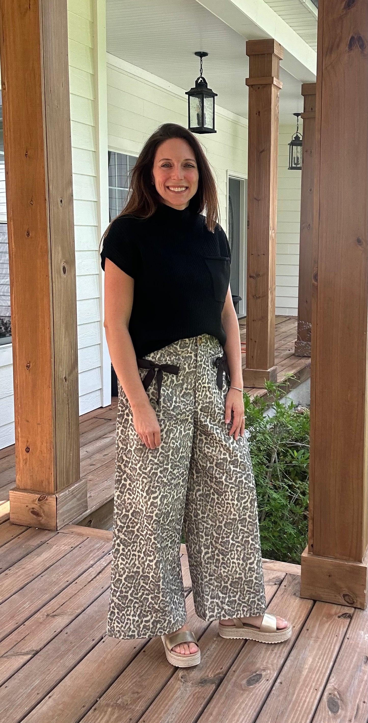 Leora Leopard pants-PP
