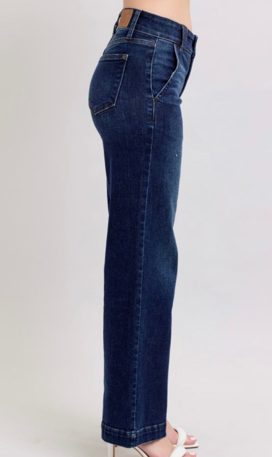 Judy Blue Wide leg jeans- PP
