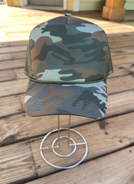 Camo Trucker hat- PP