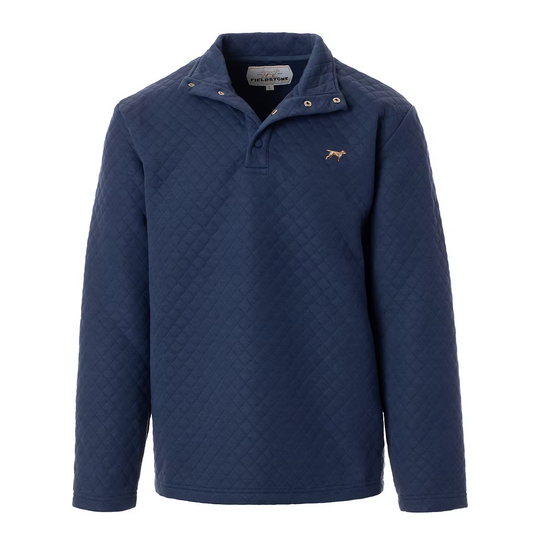 001/diamond patterned pullover navy