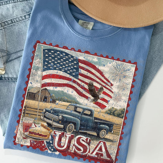 7/USA stamp