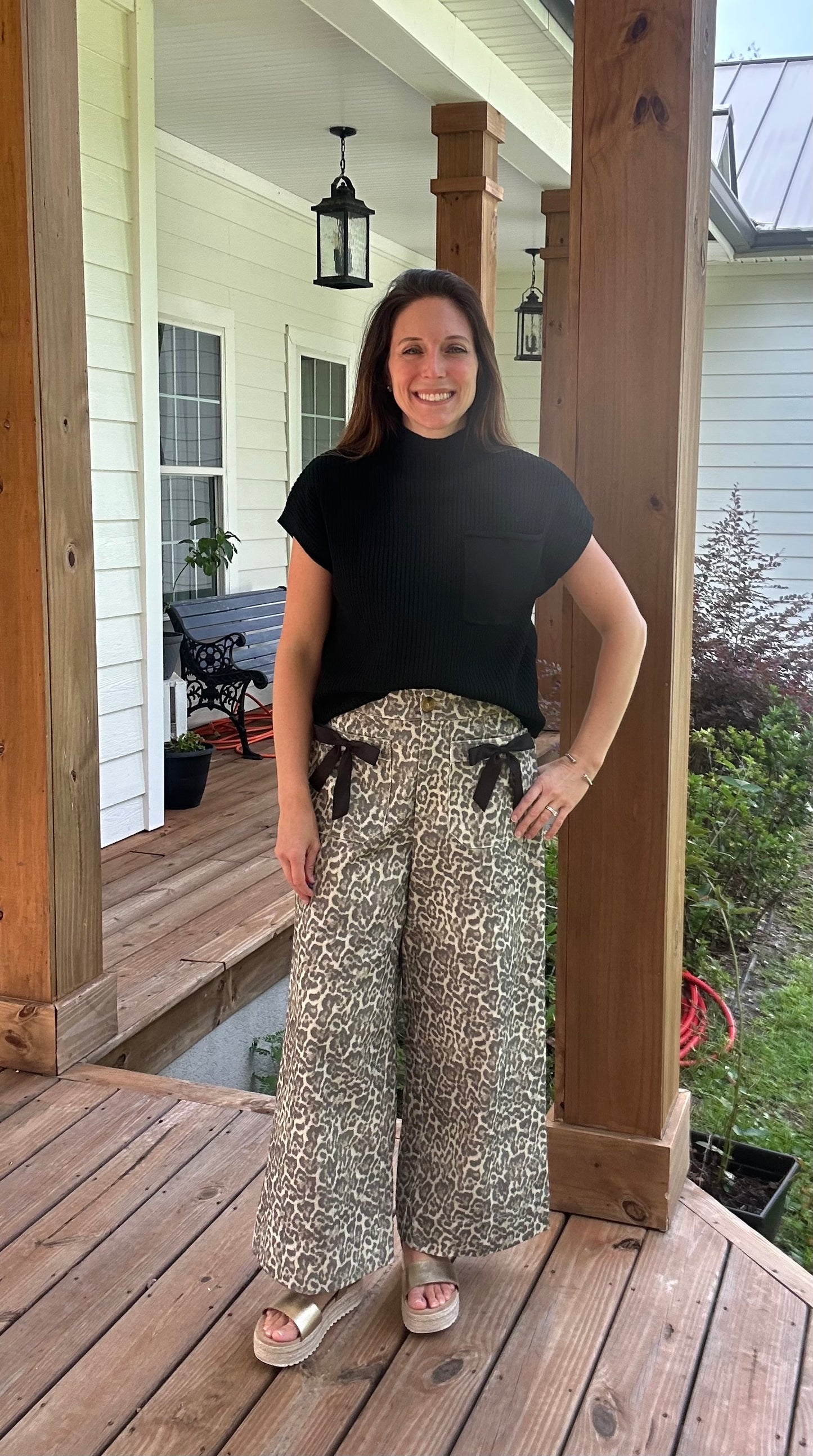 Leora Leopard pants-PP