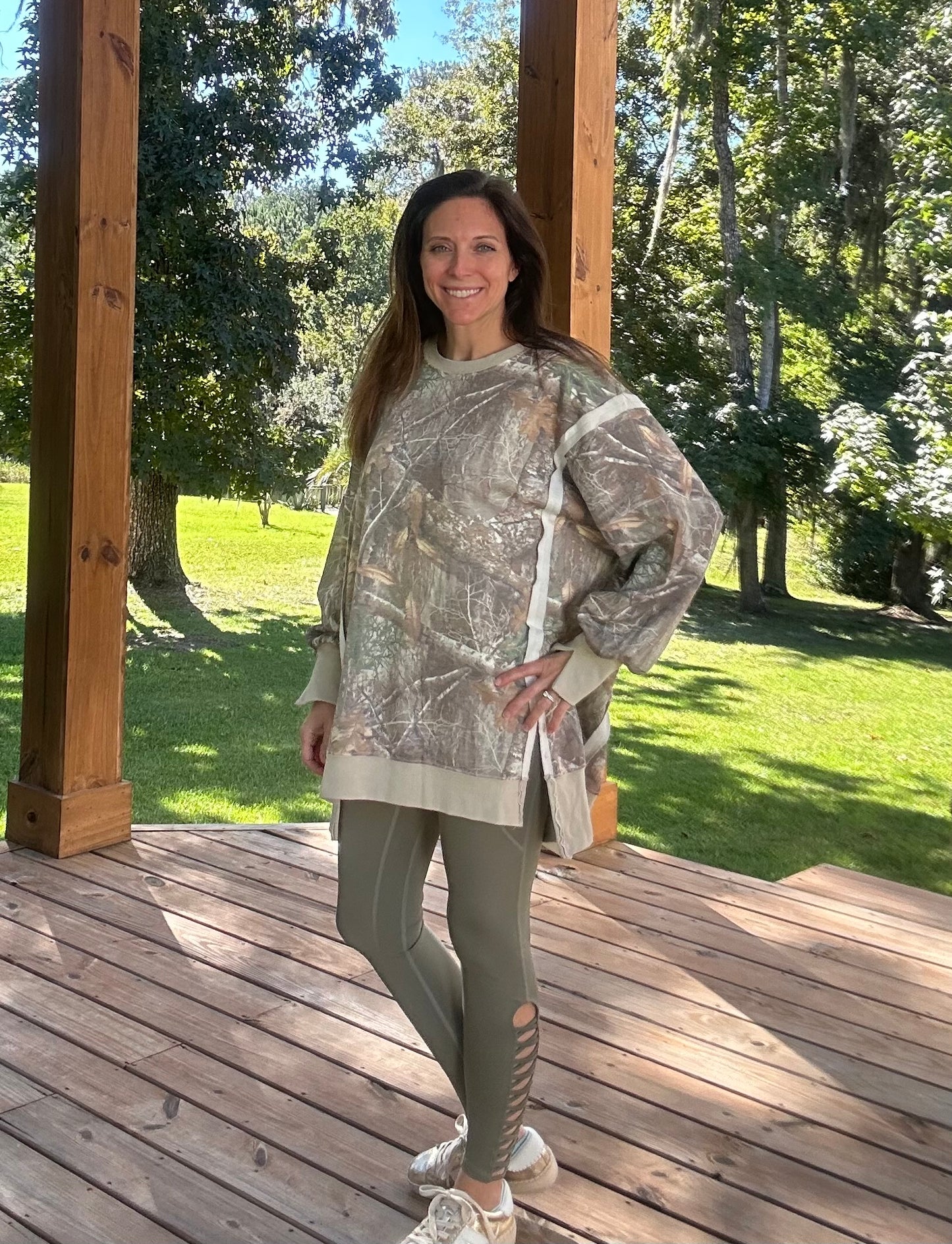 Callie Camo sweatshirt- PP