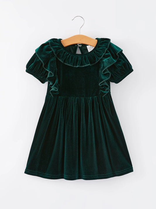 001/ Christmas Velvet Dress