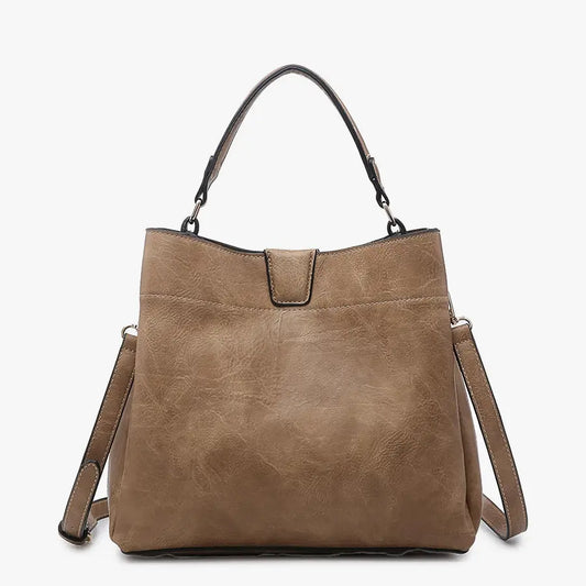 001/TATI SATCHEL TAUPE