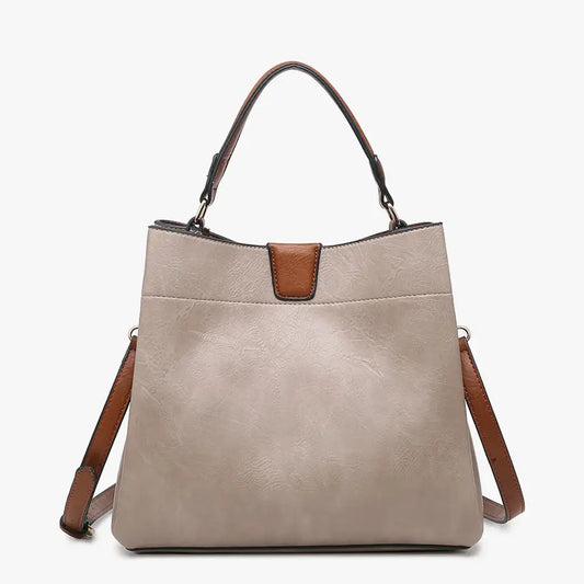 001/TATI SATCHEL WARM GREY