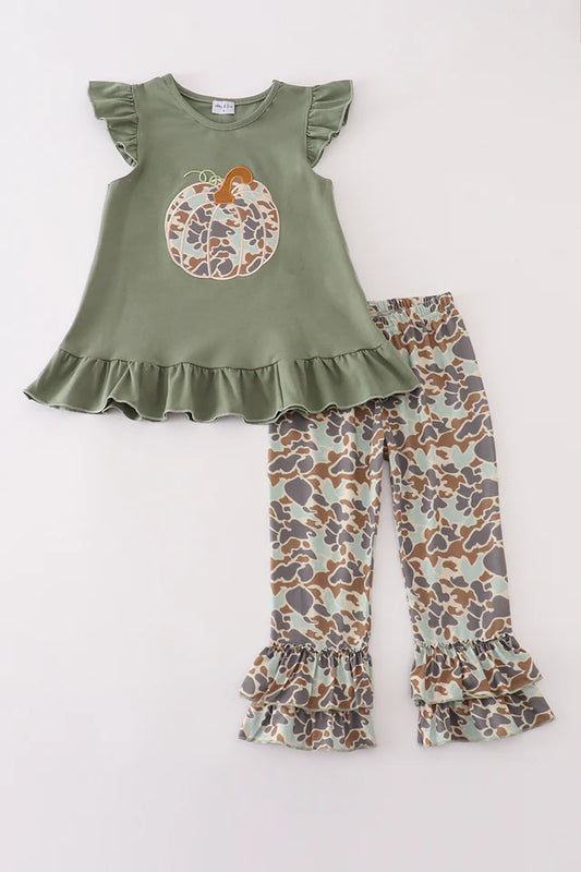 001/girls camo set