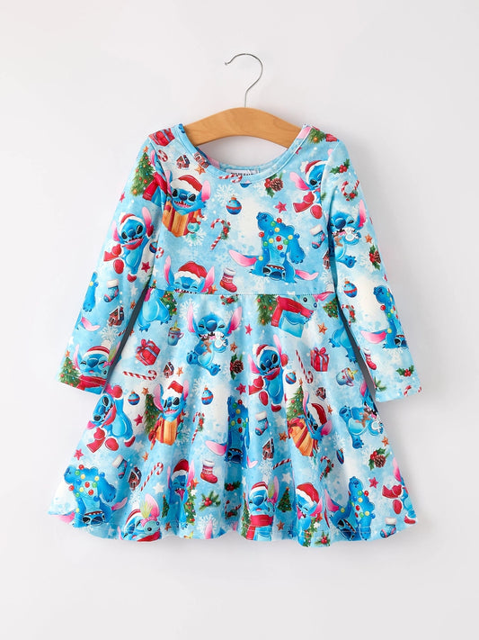 001/stitch christmas dres